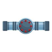 Sensor pipe icon, cartoon style vector