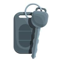 Security car alarm key icon cartoon vector. Remote system vector