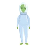 Spacecraft alien icon cartoon vector. Space ufo vector