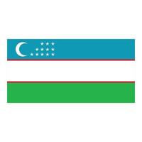 Uzbekistan icon cartoon vector. Flag map vector