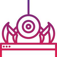 crawl spider robot website seo - gradient icon vector