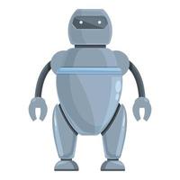 Tech robot icon cartoon vector. Cute android vector