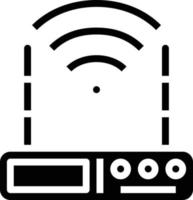 router wireless wifi computer accessory - solid icon vector