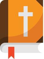 bible book religion christ halloween - flat icon vector