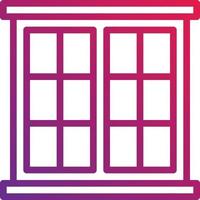 window tool build construction - gradient icon vector