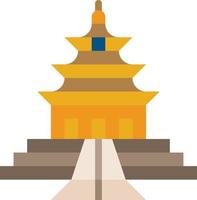 temple of heaven temple chinese religious travel - flat icon