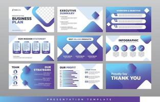 Business Presentation Template vector