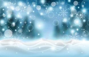 Snow Winter Background vector