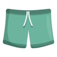 vector de dibujos animados de icono de pantalones cortos de deporte de hombre. plantilla de invierno