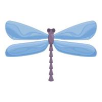 Spring dragonfly icon cartoon vector. Wing bug vector