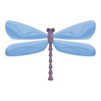 Spring dragonfly icon cartoon vector. Wing bug vector