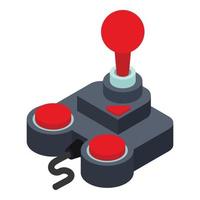 Game controller icon, isometric style vector