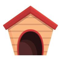 Shelter dog kennel icon cartoon vector. House puppy pet vector