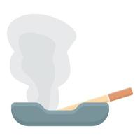 Smoking icon cartoon vector. Sleep disorder vector