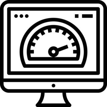 optimization boost speed website seo - outline icon vector