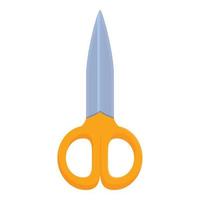 Haberdashery scissors icon, cartoon style vector