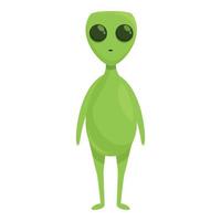 Face alien icon cartoon vector. Cute ufo vector