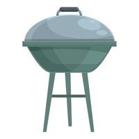 Grill roast icon cartoon vector. Cook food vector