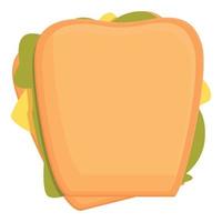 Sandwich icon cartoon vector. Cheese burger vector