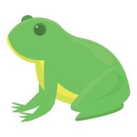 Lake frog icon cartoon vector. Animal jump vector