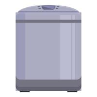 Bread oven icon cartoon vector. Deep maker vector