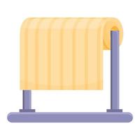 Thread production roll icon, cartoon style vector