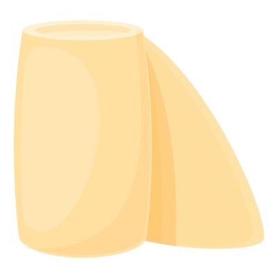 Bandage cotton icon cartoon vector. Medical wool