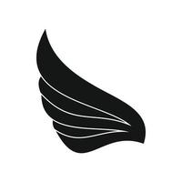 Wing icon in simple style vector