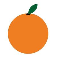 Orange flat icon vector