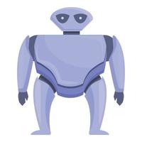 Computer robot icon cartoon vector. Cute toy vector