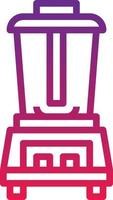 blender mixer juice shake kitchen - gradient icon vector