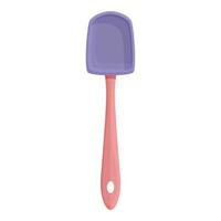 Bbq spatula icon cartoon vector. Grill spoon vector