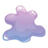 Splash slime icon cartoon vector. Goo drip vector