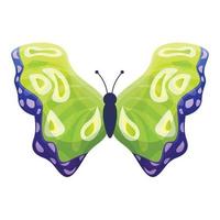 Fly butterfly icon, cartoon style vector
