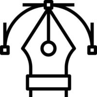 vector draw creative - outline icon