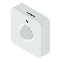 Motion sensor icon, isometric style vector