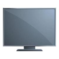 icono de monitor ips, estilo de dibujos animados vector