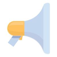 Megaphone icon cartoon vector. Speaker speech vector