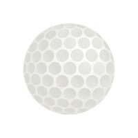 icono 3d isométrico de la pelota de golf vector