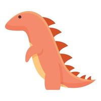 vector de dibujos animados de icono de juguete de dinosaurio. tienda de juguetes