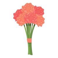 Flower gift icon cartoon vector. Decoration bouquet vector