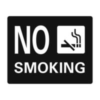 No smoking icon, simple style vector