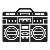 Modern boombox icon, simple style vector