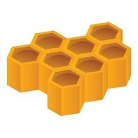 Honeycomb icon, isometric style vector