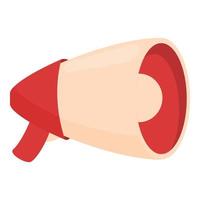 Vlogger megaphone icon cartoon vector. Live stream vector