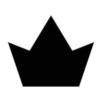 Crown icon, simple style vector