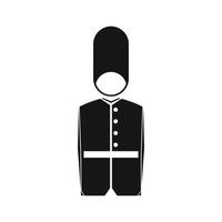 A Royal Guard icon, simple style vector