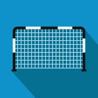 Soccer goal flat icon vector