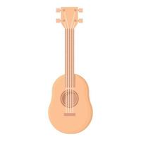 vector de dibujos animados de icono de ukelele. guitarra hawaiana