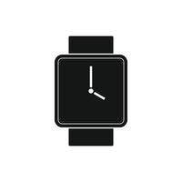 Watch icon, simple style vector